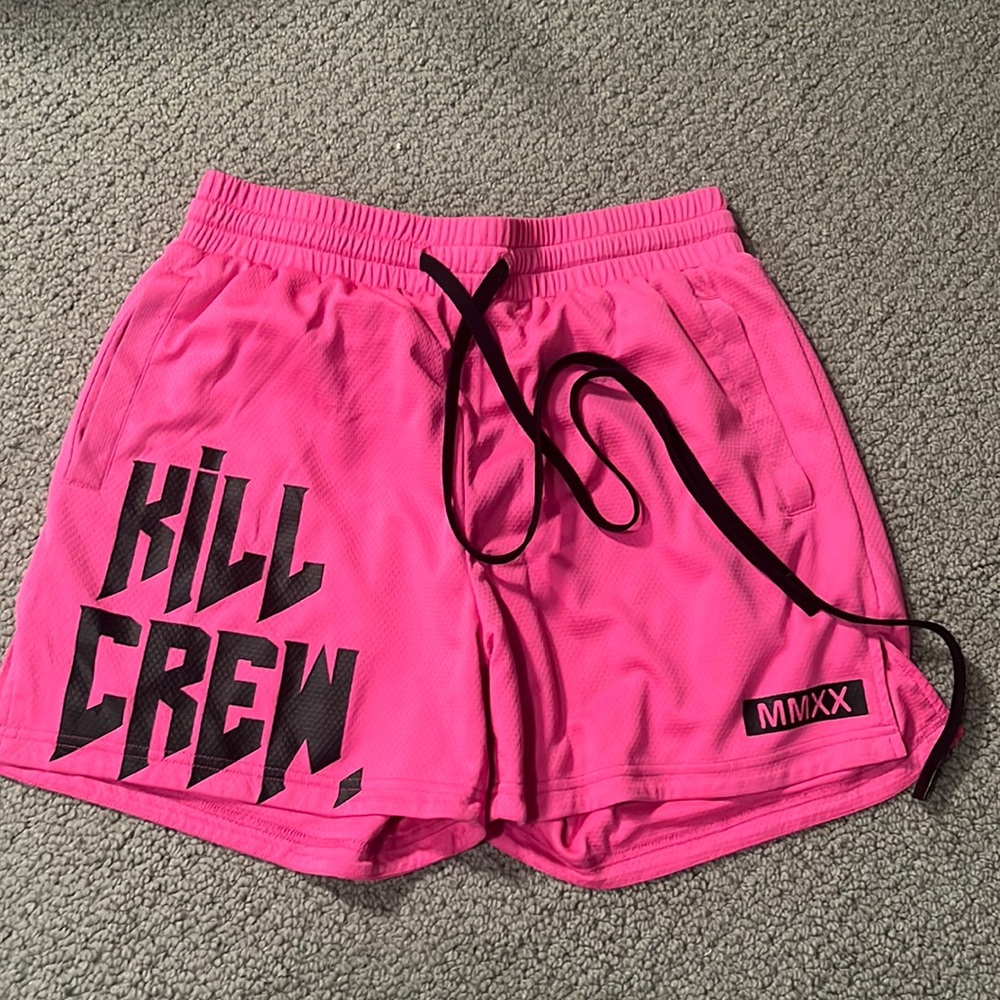 Kill Crew Pink/Black Shorts